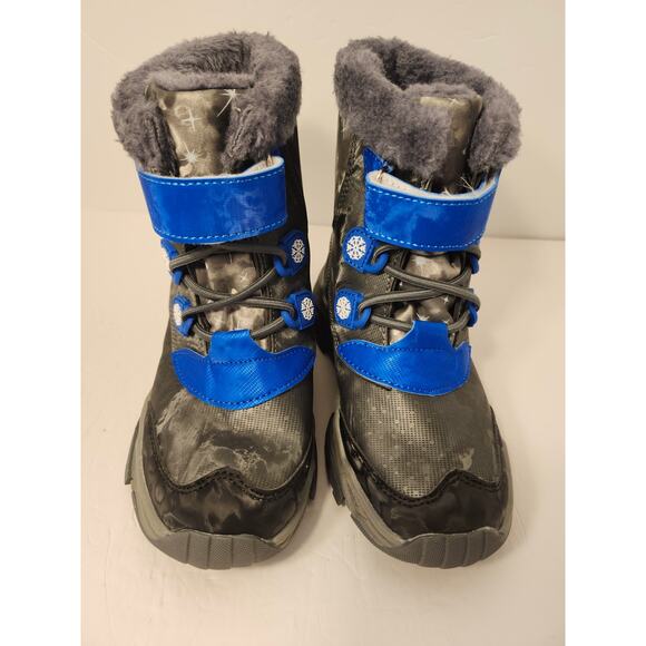 Snow Winter Boots Kids Unisex  Slip Resistant Outdoor Lined NEW Sz EU 34 US 2.5 - Picture 2 of 11